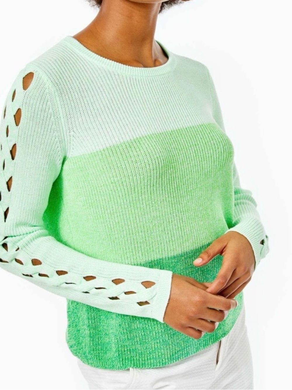 EUC Lilly Pulitzer Green Cortina Sweater